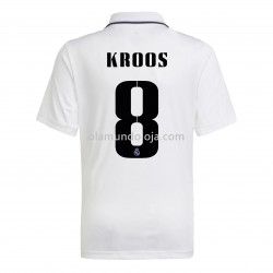 Camisola Real Madrid Kroos 8 Equipamento Primeiro 2022-2023 Manga Corta